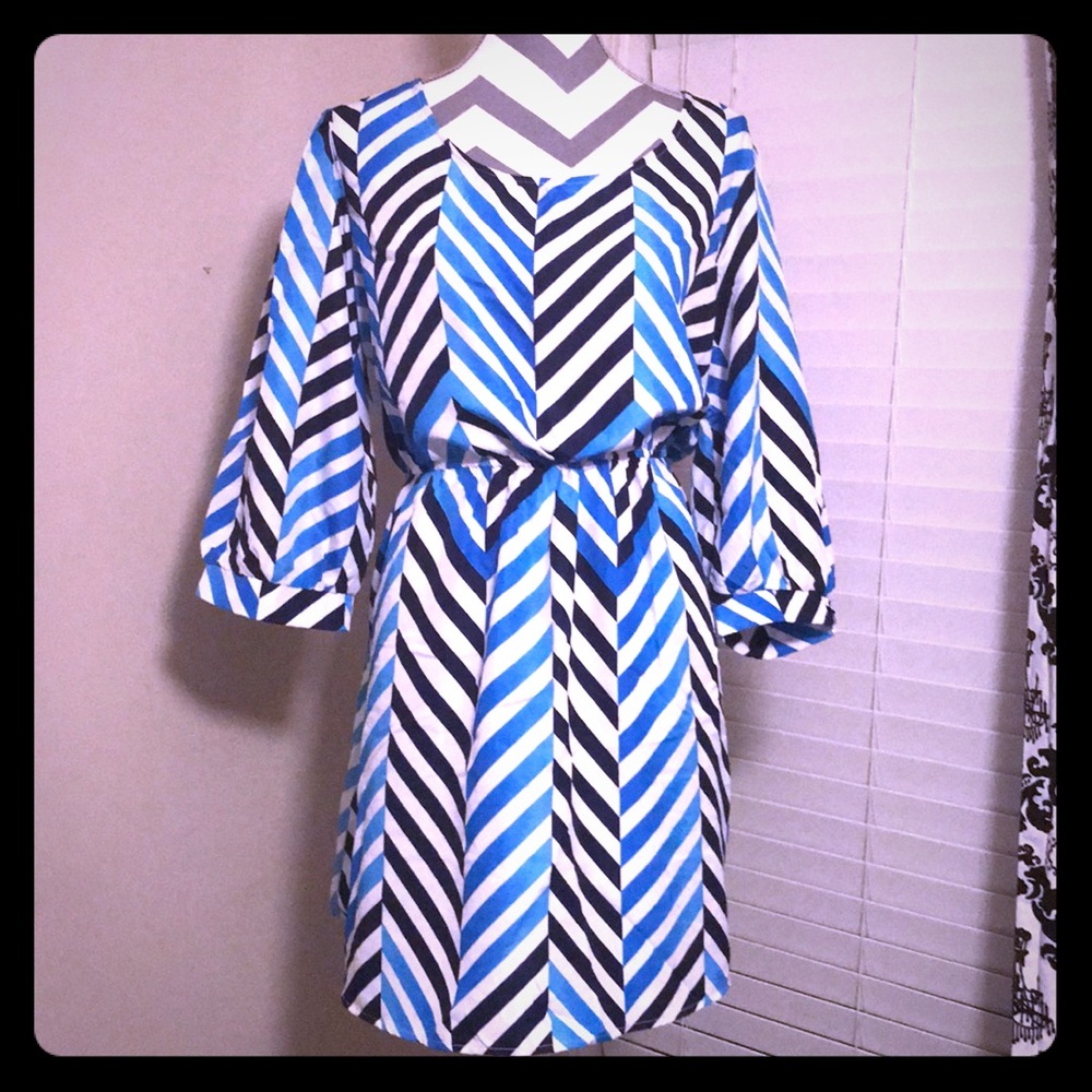 NWOT Stevie & Lindsay Striped Dress